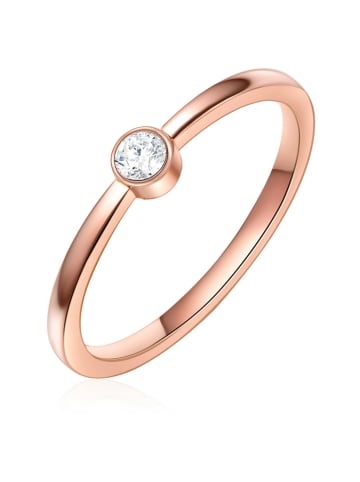 Eastside NY Rosévergold. Ring mit Edelstein