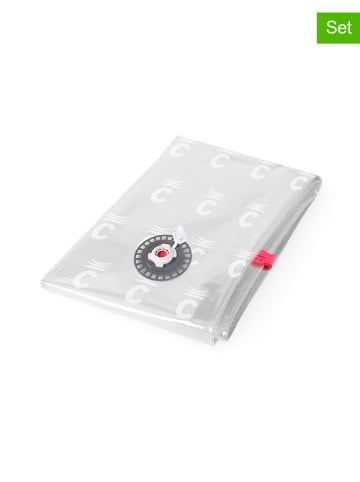 Compactor 2er-Set: Vakuumbeutel "Aspispace M" in Transparent - (L)90 x (B)55 cm