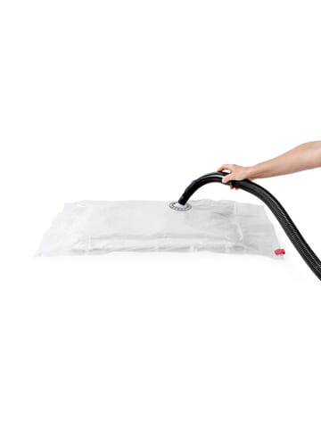 Compactor 2er-Set: Vakuumbeutel "Aspispace M" in Transparent - (L)90 x (B)55 cm