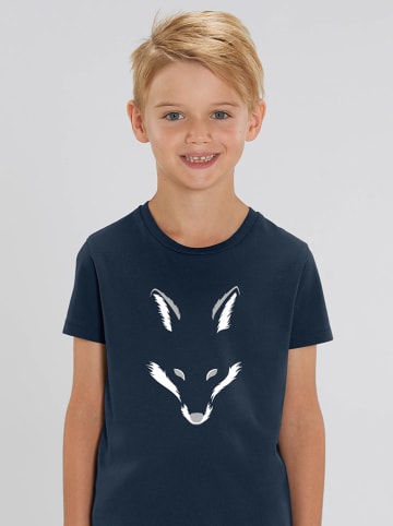 WOOOP Shirt "Foxy Shape" donkerblauw