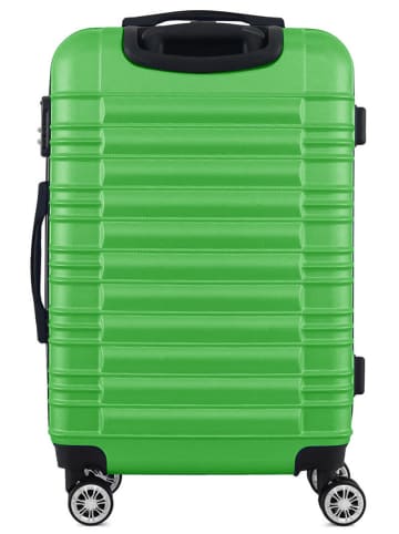 Geographical Norway 3-delige hardcase-trolleyset "Sourcing" groen