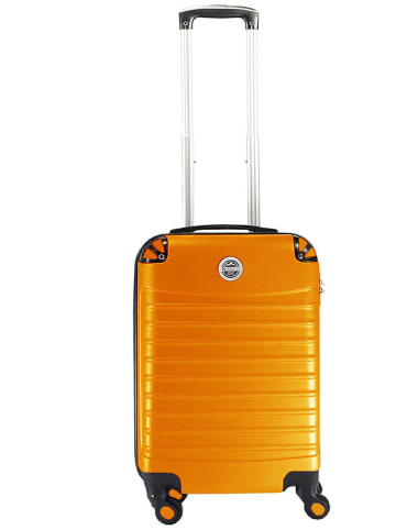 Geographical Norway Hardcase-Trolley "Shock" in Orange - (B)34 x (H)52 x (T)21 cm