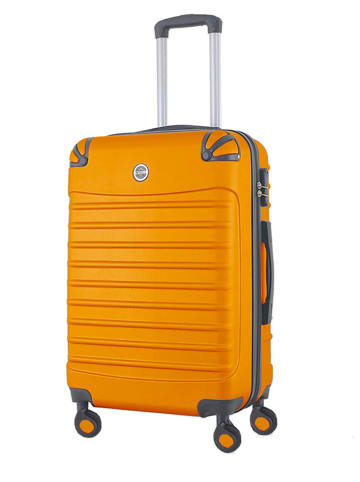 Geographical Norway Hardcase-trolley "Shock" oranje - (B)34 x (H)52 x (D)21 cm
