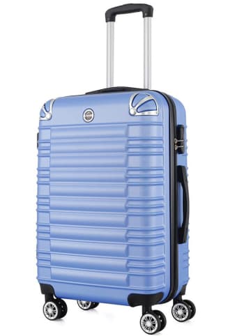 Geographical Norway 3-delige hardcase-trolleyset "Sourcing" blauw