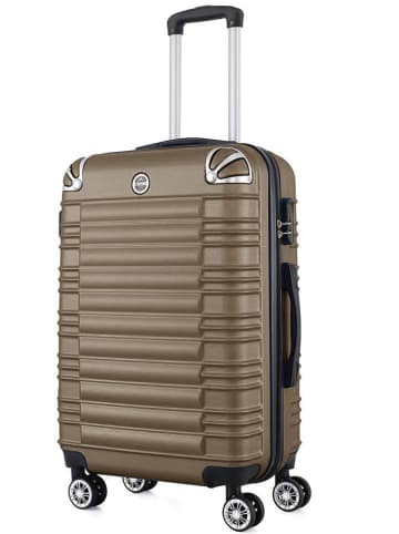 Geographical Norway 3-delige hardcase-trolleyset "Sourcing" bruin