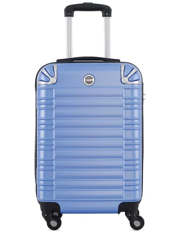 Geographical Norway Hardcase-trolley "Sourcing" blauw - (B)34 x (H)52 x (T)21 cm