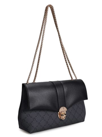 Lucky Bees Schoudertas antraciet/zwart - (B)26 x (H)20 x (D)10 cm