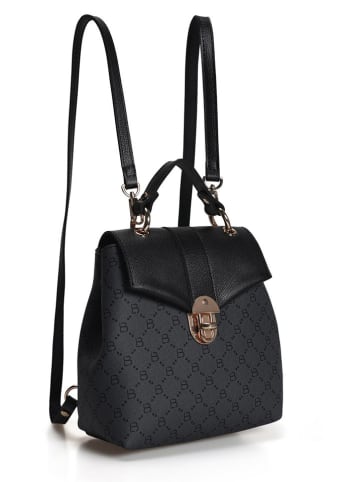 Lucky Bees Rucksack in Anthrazit/ Schwarz - (B)20 x (H)23 x (T)10 cm