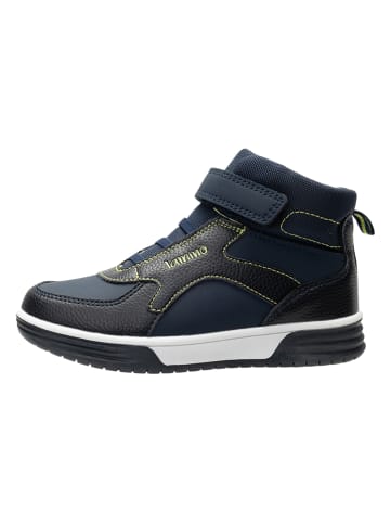 lamino Leder-Sneakers in Dunkelblau
