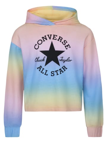 Converse Hoodie lichtblauw/lichtroze/geel