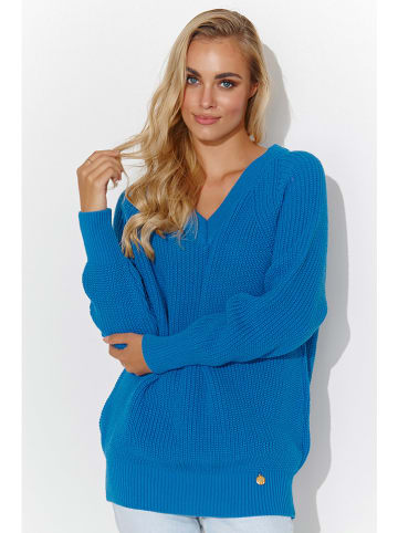 Makadamia Pullover in Blau