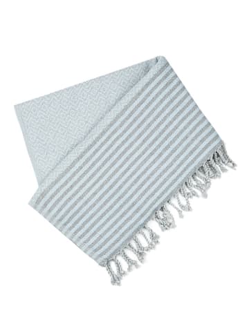 Ottoman Hamamtuch "Fenomen" in Hellblau - (L)190 x (B)105 cm
