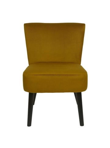 Rétro Chic Fauteuil mosterdgeel - (B)55 x (H)76 x (D)63 cm
