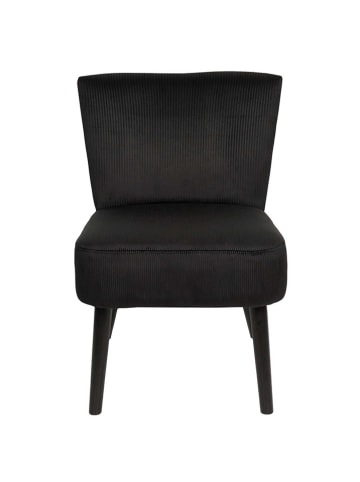 Rétro Chic Sessel in Schwarz - (B)55 x (H)76 x (T)63 cm