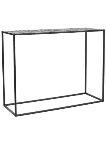 Rétro Chic Sidetable "Havana" zwart - (B)117 x (H)77 x (D)35 cm