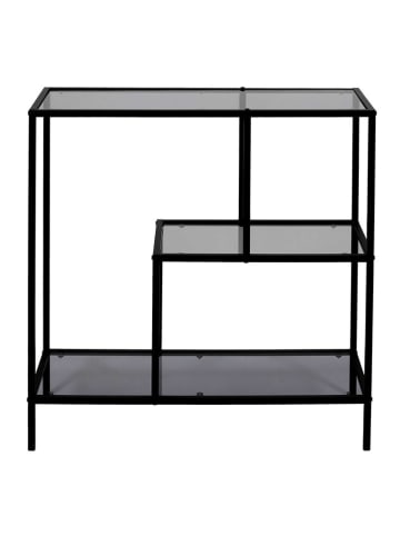 Rétro Chic Standregal in Schwarz - (B)80 x (H)79,5 x (T)30 cm
