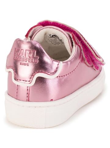 Karl Lagerfeld Kids Sneakers in Rosa