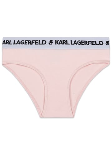 Karl Lagerfeld Kids Majtki (2 pary) w kolorze jasnoróżowym