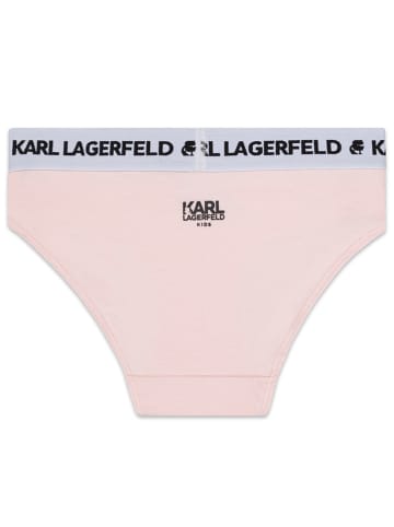 Karl Lagerfeld Kids Majtki (2 pary) w kolorze jasnoróżowym