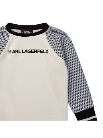 Karl Lagerfeld Kids Jurk wit