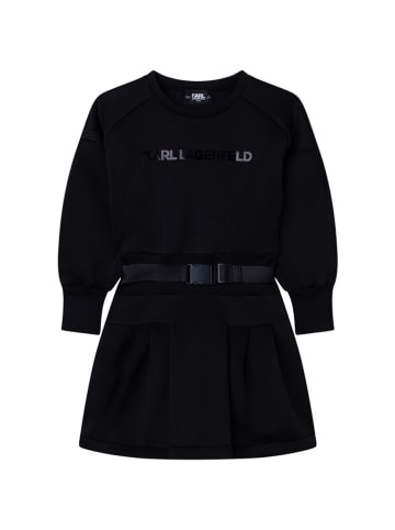 Karl Lagerfeld Kids Sukienka w kolorze czarnym