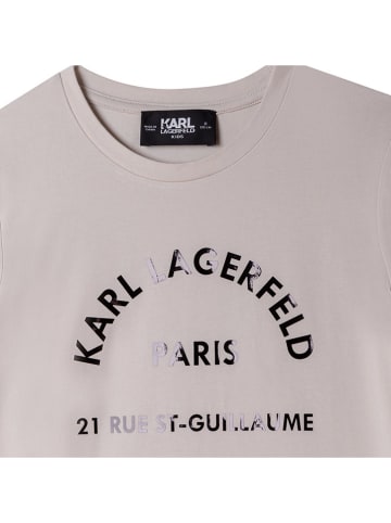 Karl Lagerfeld Kids Koszulka w kolorze jasnoróżowym