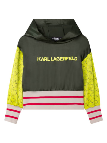 Karl Lagerfeld Kids Bluza w kolorze zielonym