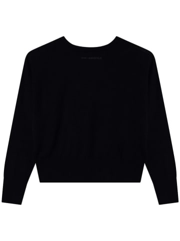 Karl Lagerfeld Kids Bluza w kolorze czarnym