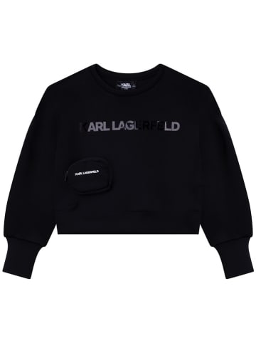 Karl Lagerfeld Kids Sweatshirt zwart