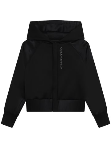 Karl Lagerfeld Kids Sweatjacke in Schwarz
