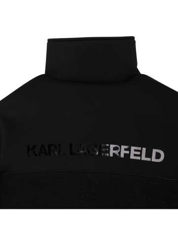 Karl Lagerfeld Kids Sweatvest zwart