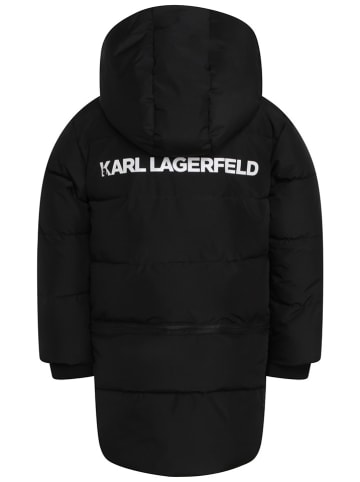 Karl Lagerfeld Kids Kurtka zimowa w kolorze czarnym