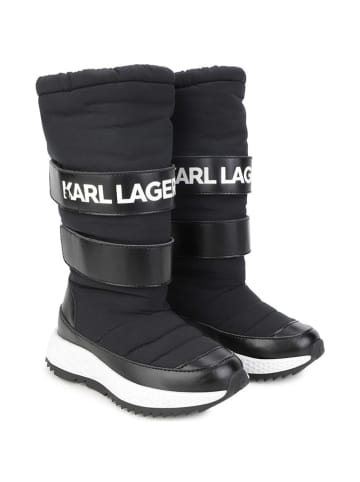 Karl Lagerfeld Kids Winterstiefel in Schwarz