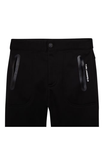 Karl Lagerfeld Kids Spodnie dresowe w kolorze czarnym