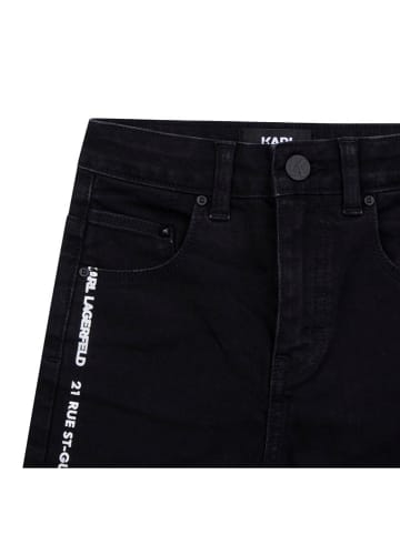 Karl Lagerfeld Kids Dżinsy - Regular fit - w kolorze czarnym