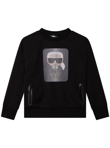 Karl Lagerfeld Kids Bluza w kolorze czarnym