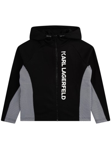 Karl Lagerfeld Kids Fleecejacke in Schwarz