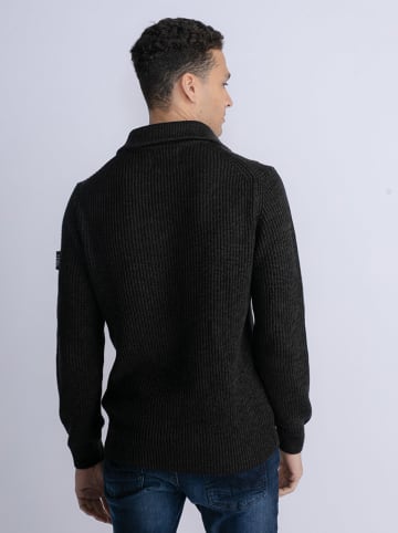 Petrol Industries Sweter w kolorze czarnym