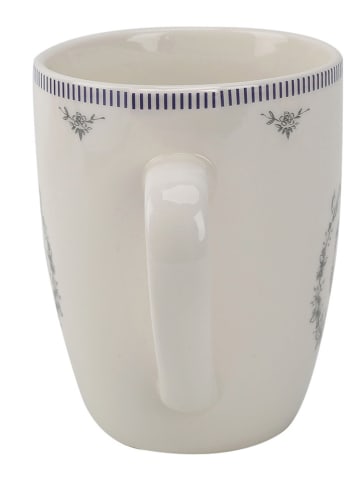 Clayre & Eef Kubki jumbo (2 szt.) w kolorze kremowym - 350 ml