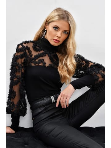 Cool and sexy Bluse in Schwarz