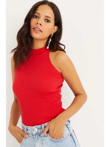 Cool and sexy Top in Rot