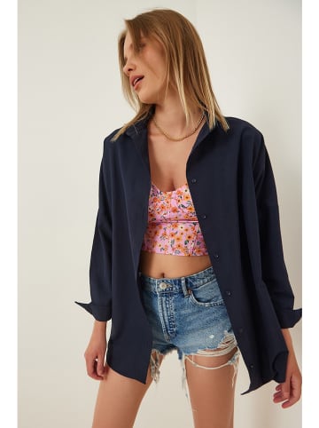 Happiness Istanbul Blouse donkerblauw