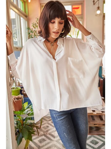 Olalook Bluse in Weiß