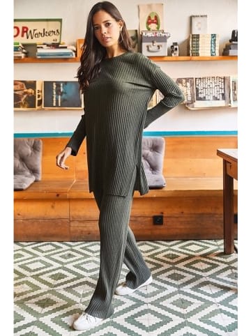 Olalook 2-delige outfit kaki