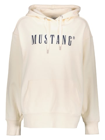 Mustang Hoodie in Weiß