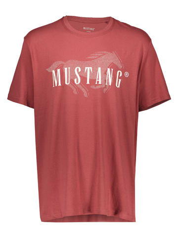 Mustang Koszulka w kolorze czerwonym