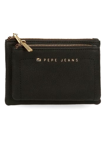 Pepe Jeans Portfel w kolorze czarnym - 17 x 9 x 2 cm