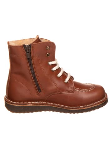kmins Leder-Boots in Braun