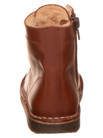 kmins Leder-Boots in Braun