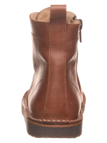 kmins Leder-Boots in Hellbraun